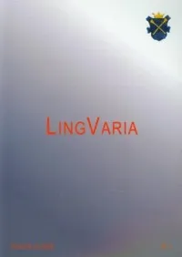 LingVaria 2006/1 Szybka dostawa