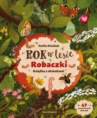 Rok w lesie. Robaczki. Książka z okienkami Cena promocyjna
