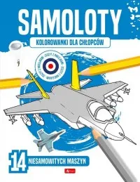 Samoloty. Kolorowanki dla chłopców Obniżka ceny