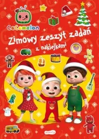 Cocomelon Zimowy zeszyt zadań z naklejkami Szybka wysyłka