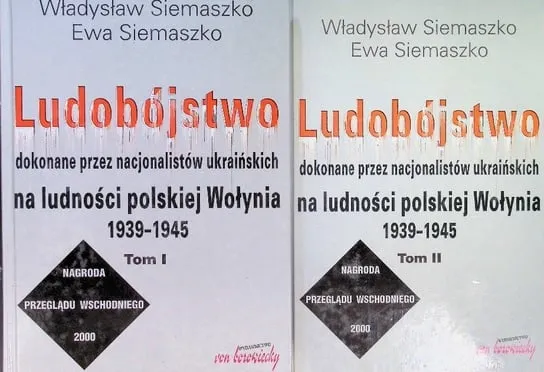 Ludobójstwo dokonane przez nacjonalistów ukraińskich na ludności polskiej Wołynia 1939-1945 Tom 1 i 2 Wysoka jakość