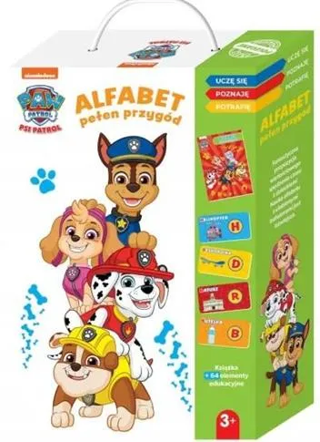 ALFABET PEŁEN PRZYGÓD. PSI PATROL. UCZĘ SIĘ Oferta czasowa