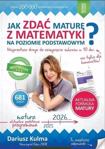 Bestseller JAK ZDAĆ MATURĘ Z MATEMATYKI? ZP 2023 REPETYTORIUM