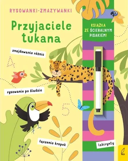 Dodaj do koszyka RYSOWANKI-ZMAZYWANKI. PRZYJACIELE TUKANA
