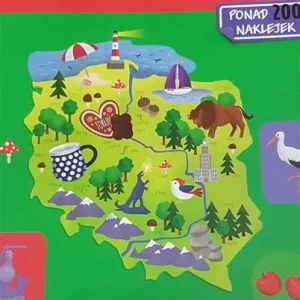 Nowość ŚWIAT W NAKLEJKACH - ATLAS POLSKI