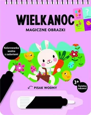WIELKANOC. MAGICZNE OBRAZKI. KOLOROWANKA WODNA Z Z Obniżka ceny