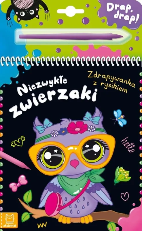 Wyjątkowa oferta Niezwykłe zwierzaki Zdrapywanka z rysikiem