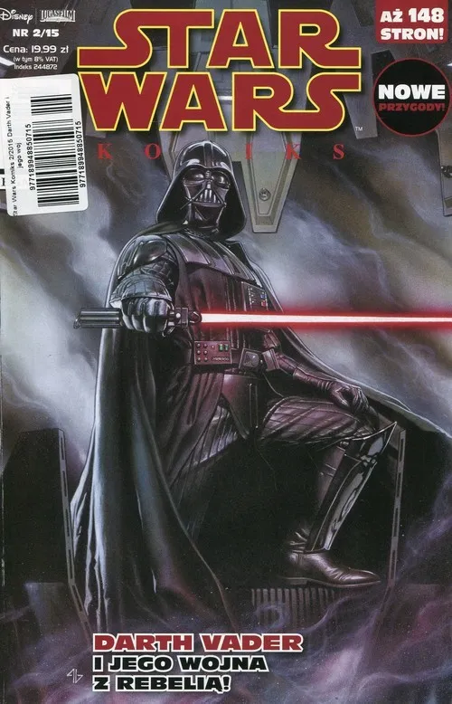 Niska cena Star Wars Komiks 2/2015 Darth Vader i jego wojna z Rebelią!