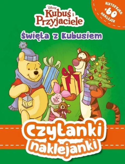 Niska cena Disney Kubuś i Przyjaciele. Czytanki naklejanki. Święta z Kubusiem