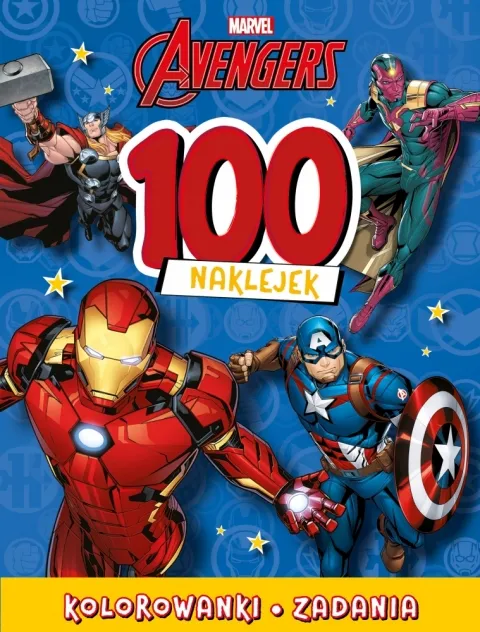 Nowy 100 naklejek. Avengers. Marvel