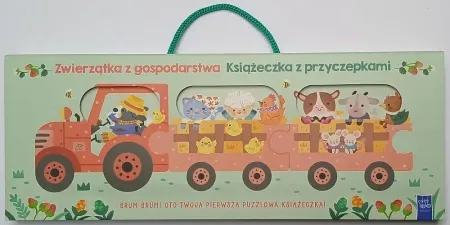 Popularny Książeczka z przyczepkami. Zwierzątka z... - praca zbiorowa
