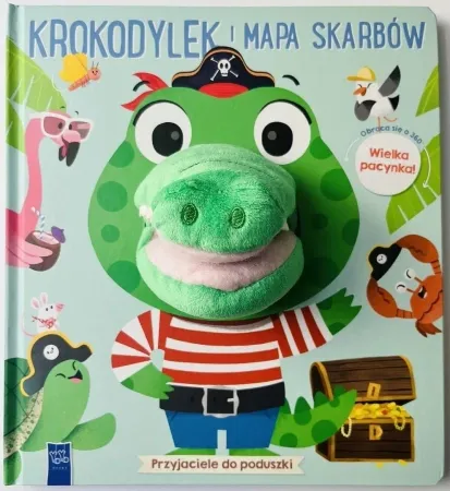 Przyjaciele do poduszki. Krokodylek i mapa skarbów - praca zbiorowa Tylko do końca tygodnia