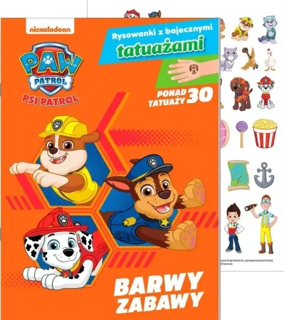 Oferta czasowa Psi Patrol. Rysowanki z bajecznymi tatuażami cz.2 - praca zbiorowa