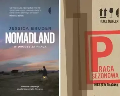 Obniżka ceny Nomadland + Praca sezonowa PAKIET 2 książek - Heike Geissler