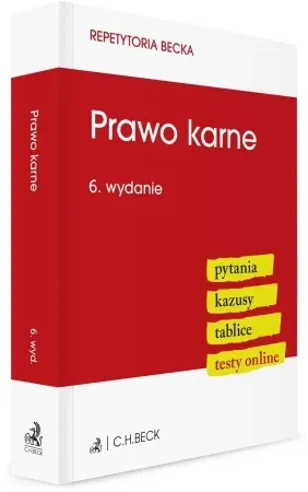 Nie przegap Prawo karne. Pytania. Kazusy. Tablice Testy online - praca zbiorowa