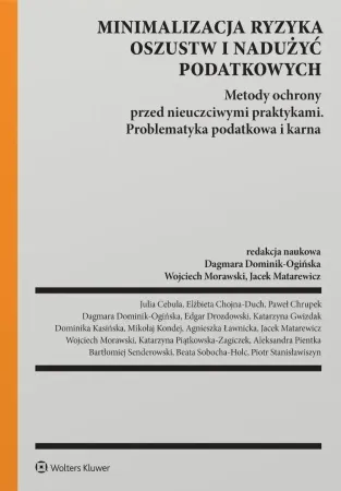 Oferta Minimalizacja ryzyka oszustw i nadużyć podatkowych - praca zbiorowa